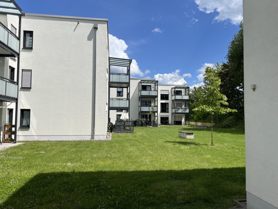 Blick aus Haustür