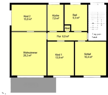 Attraktive 3-Zimmer-Wohnung in ruhiger Wohnlage in Lage (Lippe), 32791 Lage, Etagenwohnung
